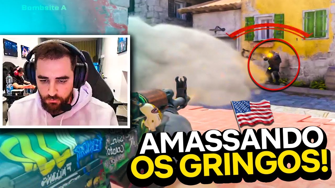 FALLEN GANHA CLUTCH ABSURDO e ENSINA OS GRINGOS o VERDADEIRO CS! e NOVA ATUALIZAÇÃO BIZARRA no GAME!