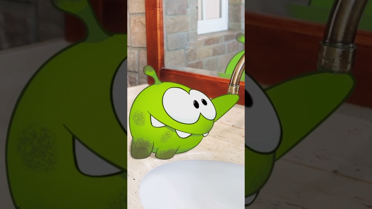 Om Nom Stories Bath Time 🧼 Cartoon For Kids 🛀🏻 Cut The Rope #omnom #cuttherope #shorts