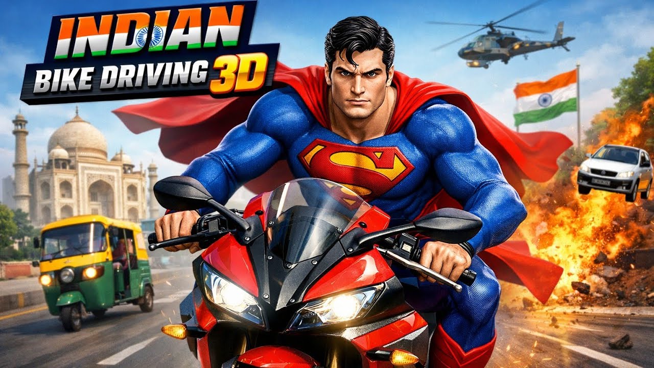Indian Bike Driving 3D LIVE 🔴 | Crazy Stunts & Supercars Gameplay | Full Masti Stream 😎🔥