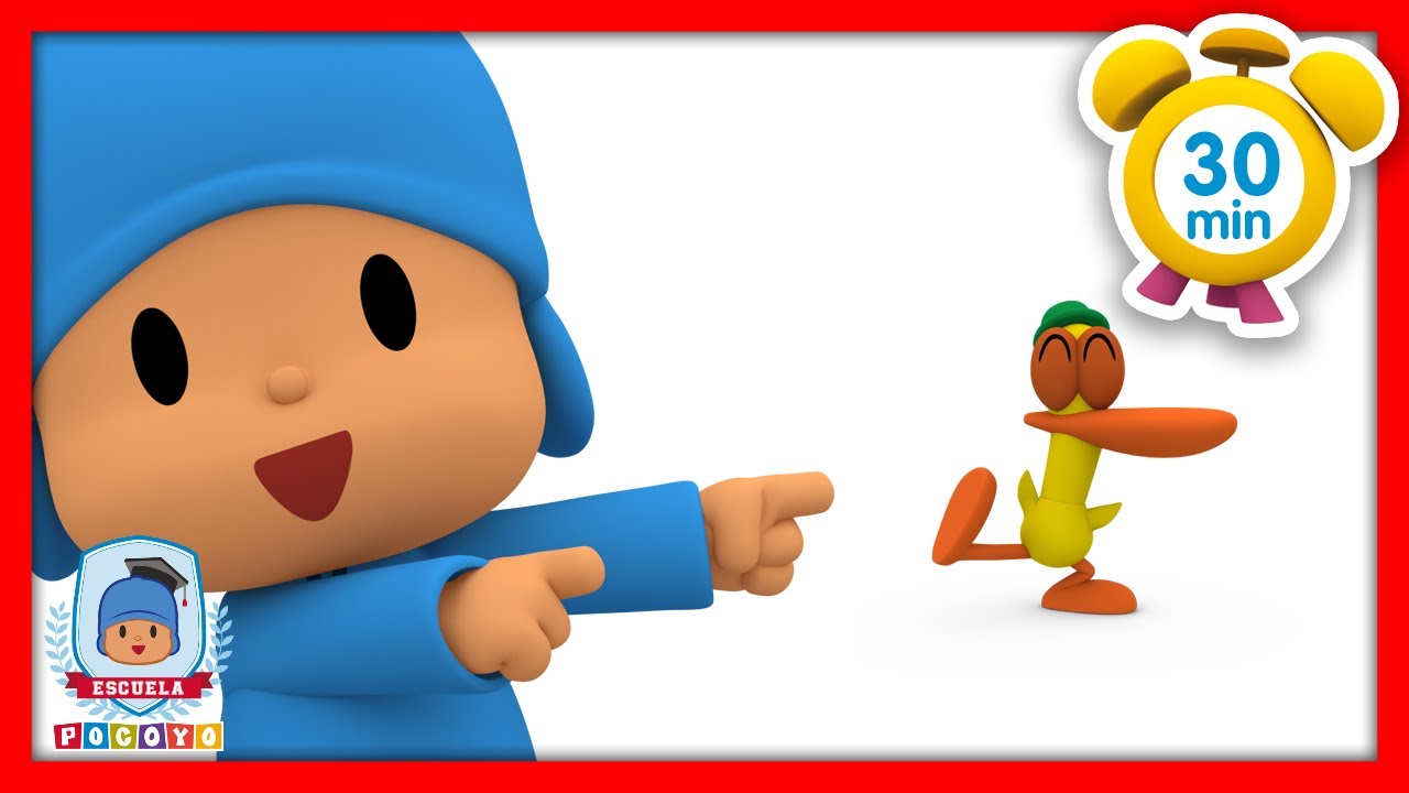 🎓 Escuela Pocoyó - ⚠️ Aprende Delante y Atrás | Caricaturas y dibujos animados educativos para niños
