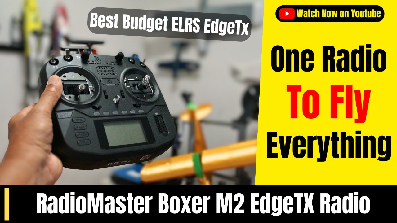 Радиоуправляемый передатчик RadioMaster Boxer M2 4-в-1 EdgeTX: всё, что вам нужно знать