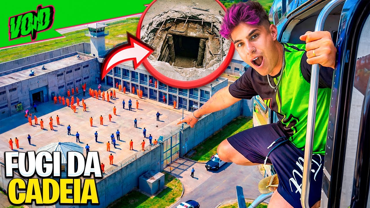 CAVEI UM BURACO NA MINHA CELA E FUGI DE HELICÓPTERO *zerei tudo
