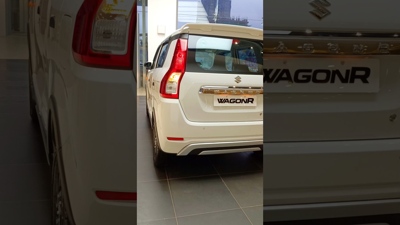 2024 All New Maruti Suzuki Wagonr LXI Cng Varient Rear Profile ❤️&zwj;🔥🔥⚡