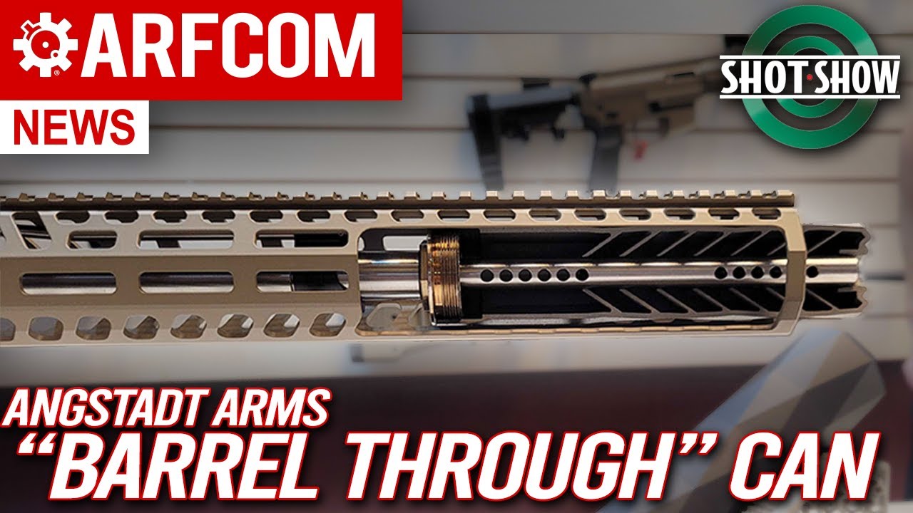 5.56 калибра со встроенным глушителем и сквозным стволом | Angstadt Arms | Выставка Shot Show 2025