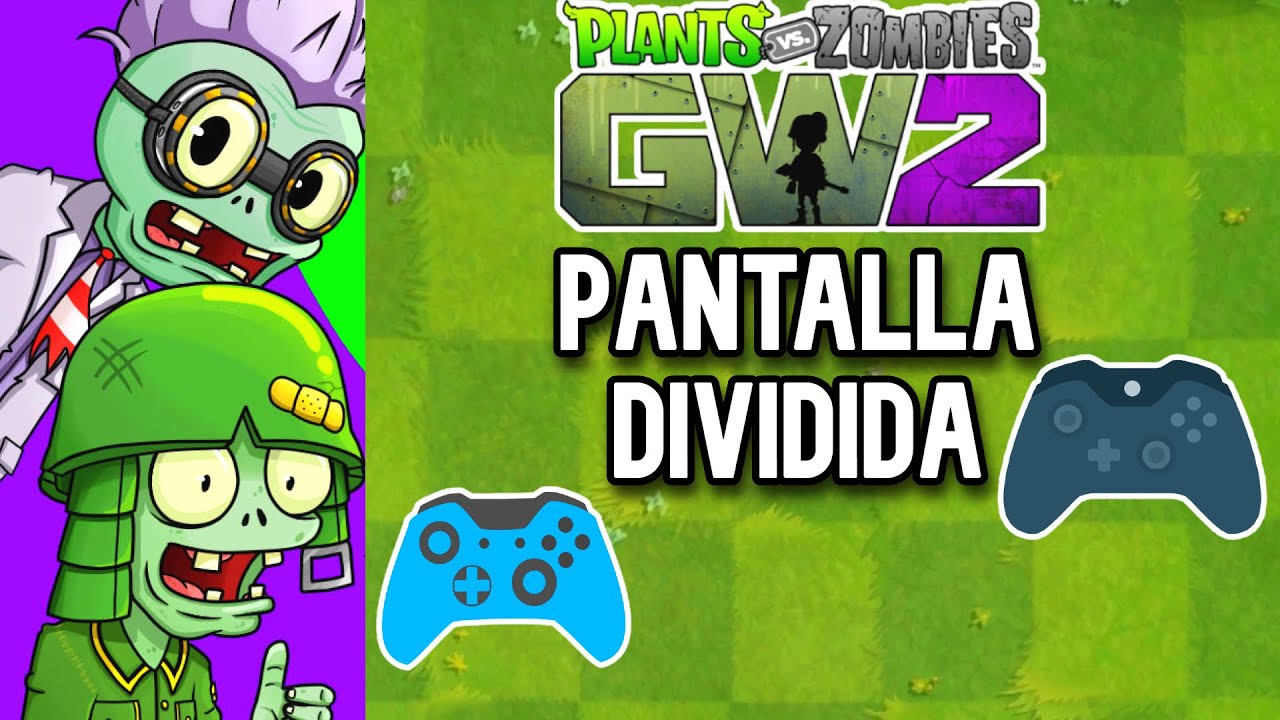 Como jugar Plantas vs zombies GW 2 en pantalla dividida | Dos jugadores en una misma consola