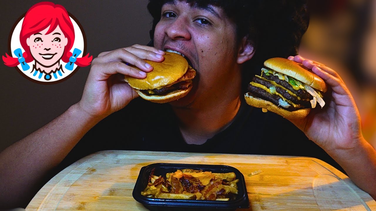 This Wendy’s Mukbang Was TOO Much Meat & Cheese 😳 