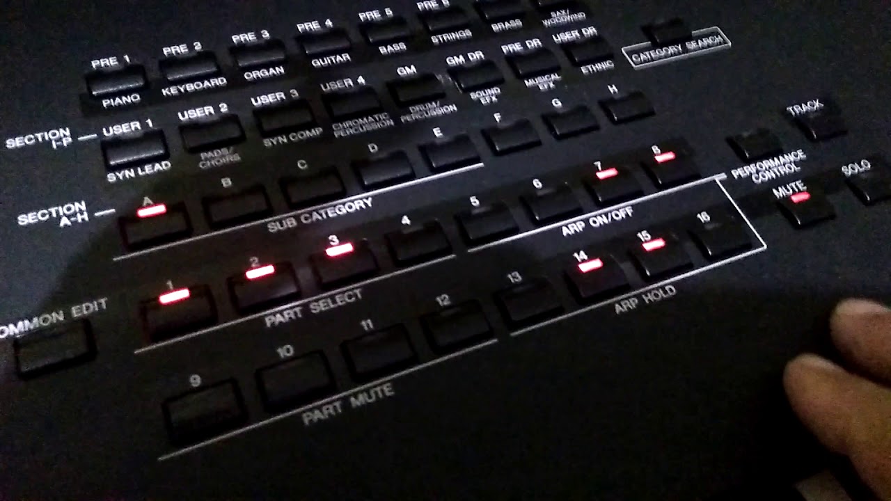 Pads continuo e Piano no Motif-XS & XF  Para tocar ão Vivo PARTE-2