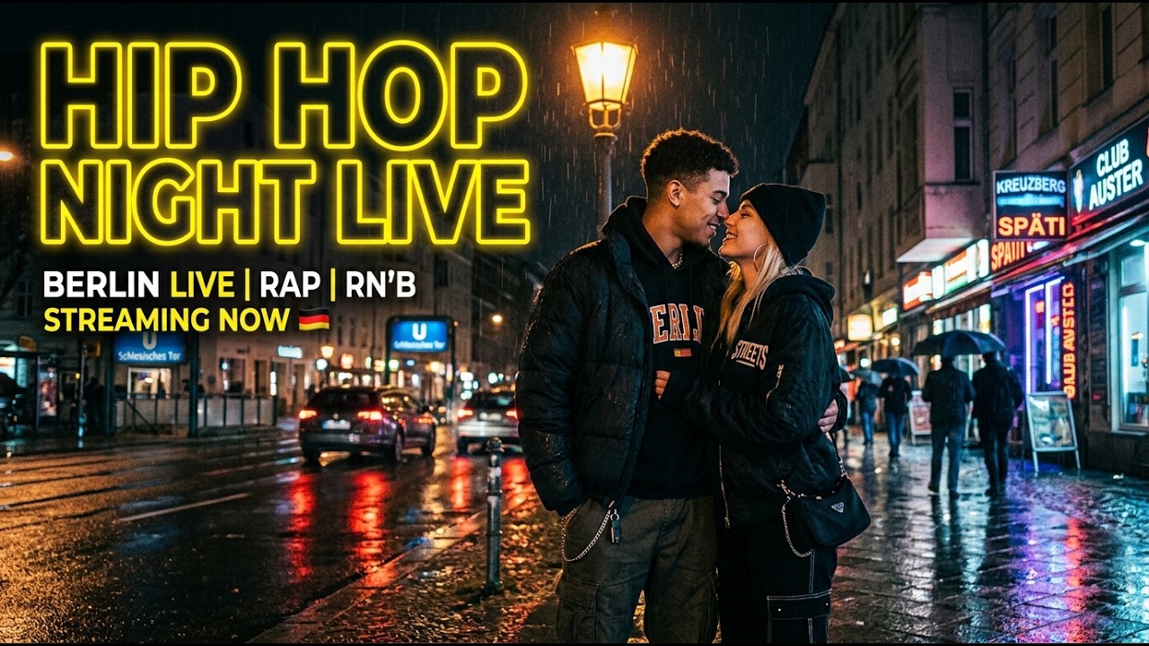 🎧 LIVE Rap & R&B Hits Radio – Hip Hop Beats für Berlin Vibes