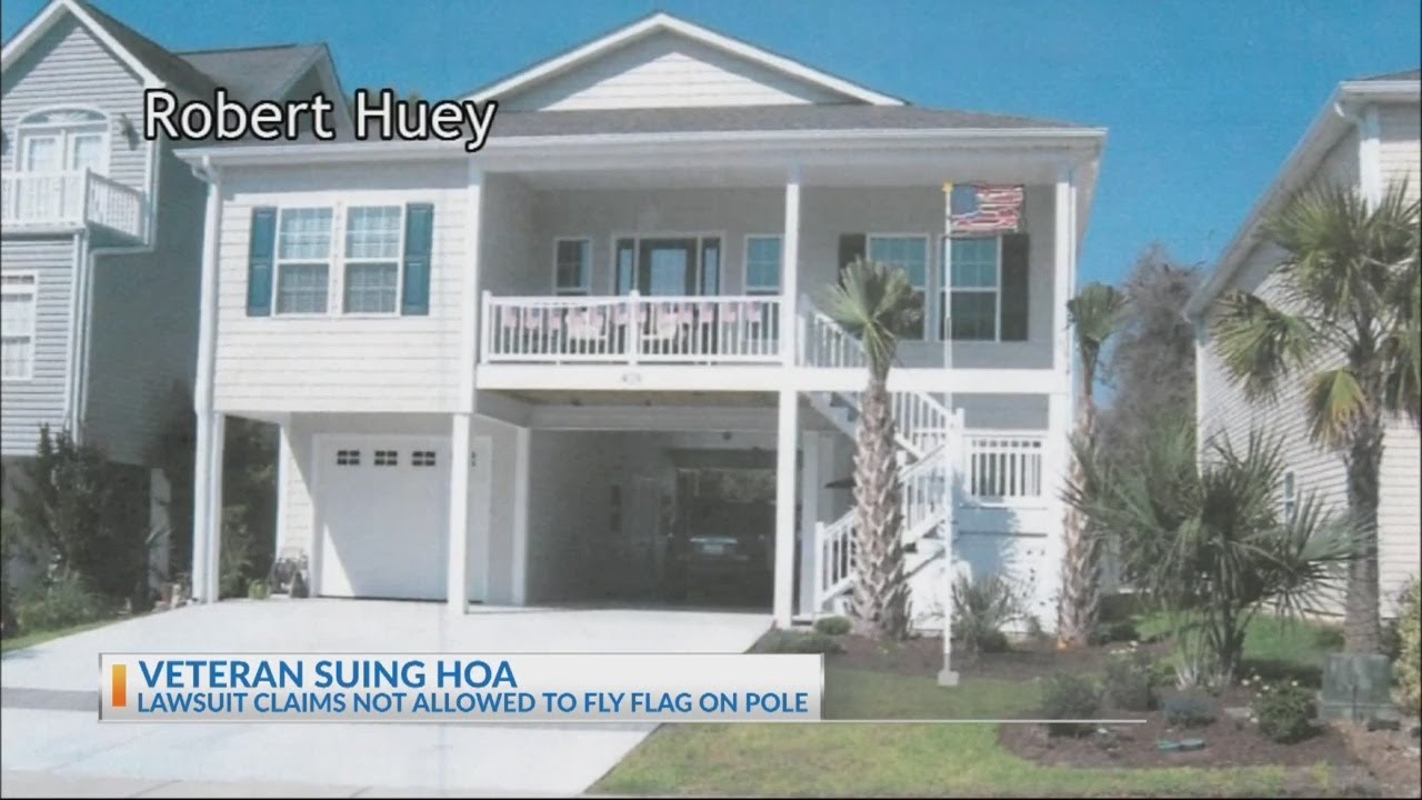 Veteran suing HOA over flag dispute