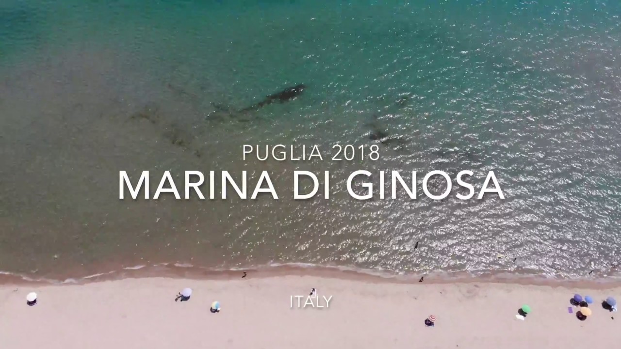 Estate in Puglia: Volo sulle spiagge di Ginosa Marina (TA) - Vista dall'alto | Drone | 4K
