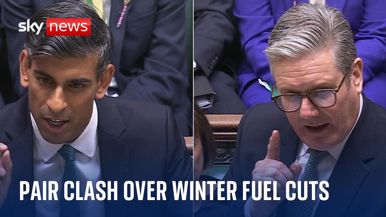 PMQs: Starmer and Sunak clash again on winter fuel payment cuts
