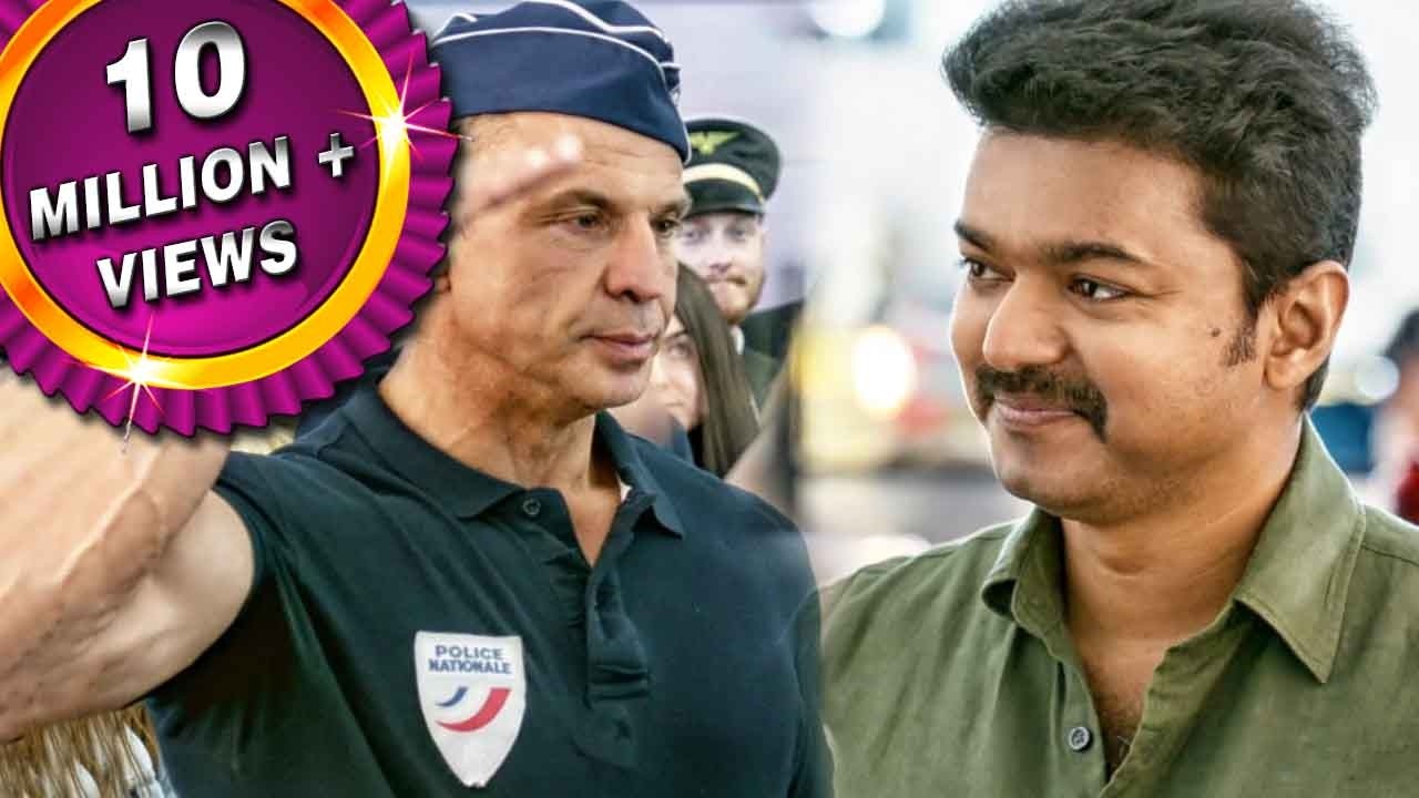 Thalapathy Vijay Mass Airport Scene | Mersal | Hindi Dubbed Film | Goldmines