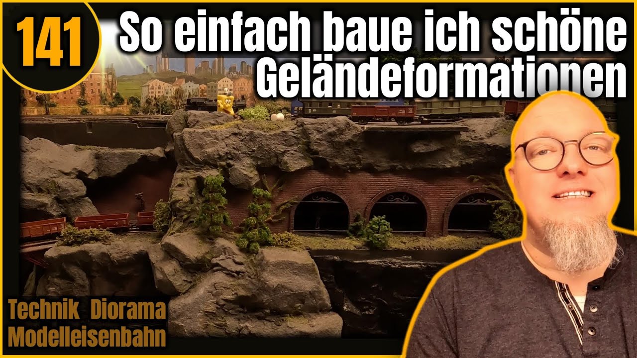 Modellbahn N 🚂 So einfach und sieht toll aus: Geländebau mit Klopapier und anderen Dingen #141