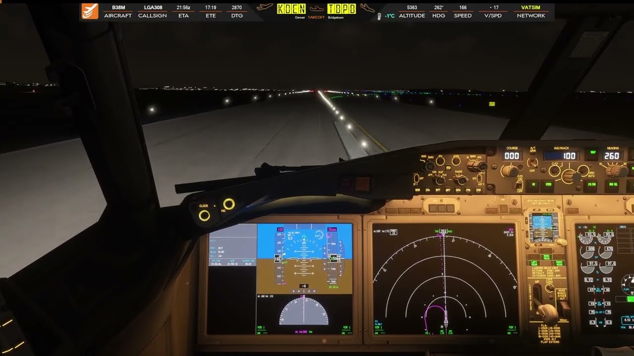 Aloft Virtual Alliance LegionAir KDEN to TBPB B738 Max