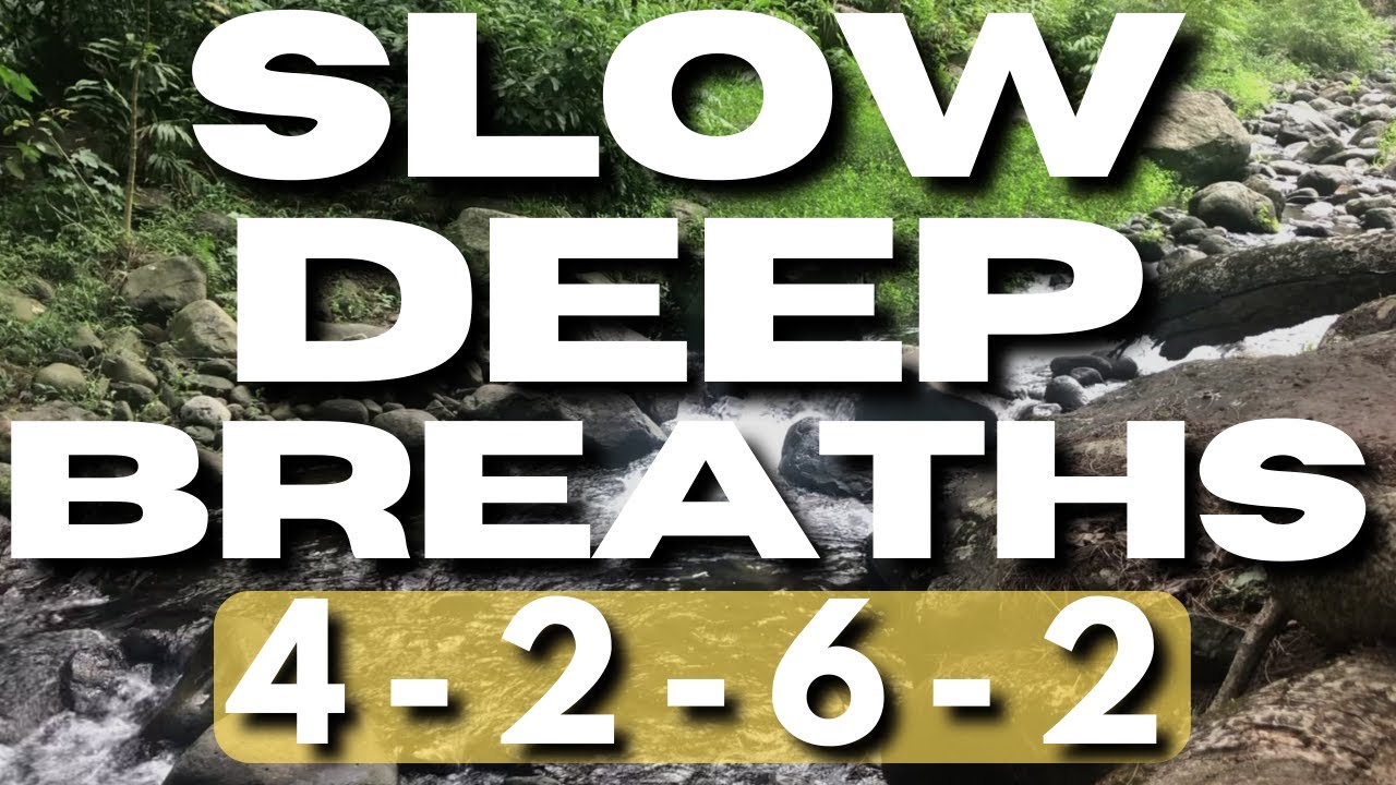 Slow Deep Breathing Exercise for Stress (4-2-6-2)