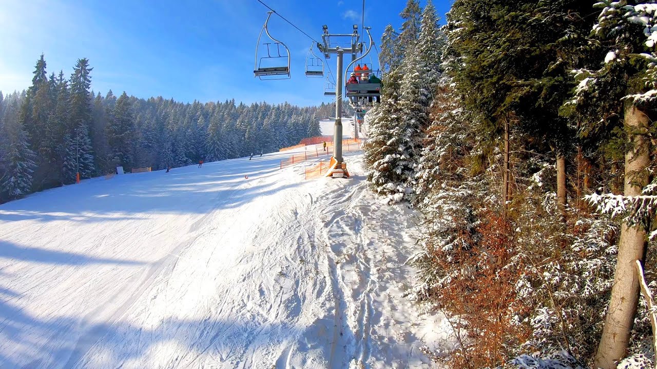 Narty Tylicz Ski  trasa 1 i 5 4K Gimbal, ośrodek narciarski w Beskidzie Sądeckim koło Krynicy