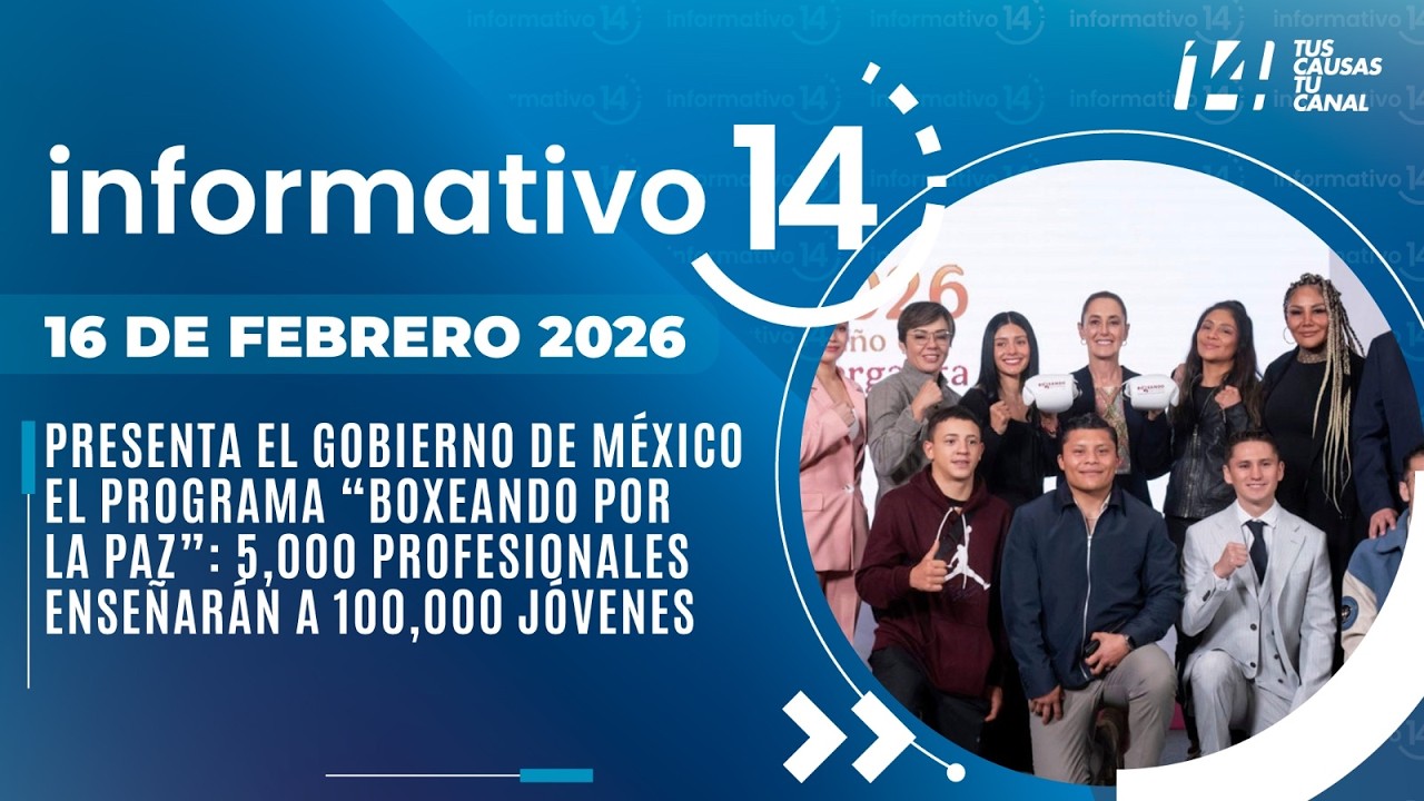 Informativo14: ⁠Presenta el Gobierno de México el programa “Boxeando por la paz”