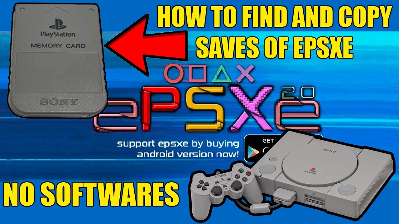 Como encontrar seus Saves e copiar o arquivo de Memory Card no emulador ePSXe - SEM PROGRAMAS