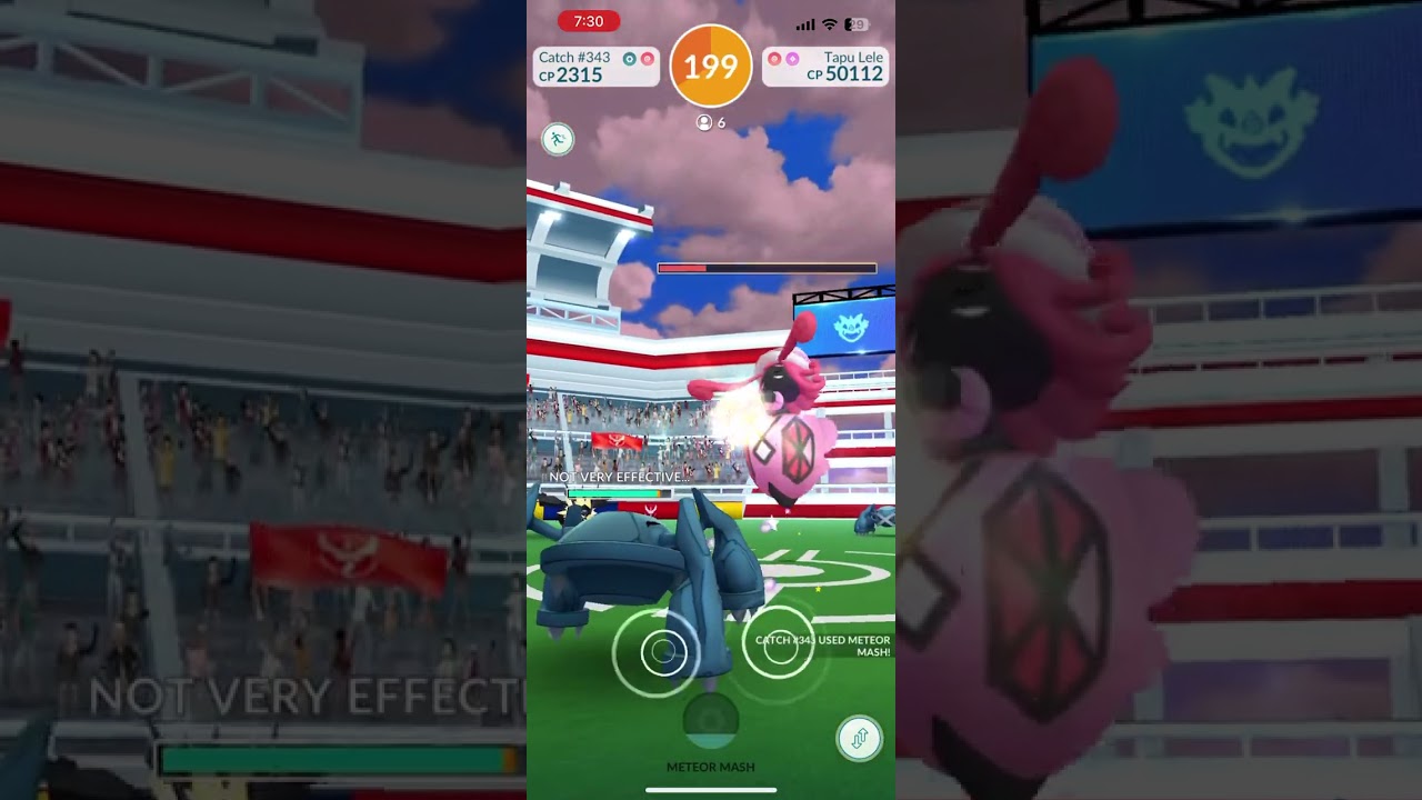 Pokémon Go - Tapu Lele Raid Gameplay (April 1st, 2025)