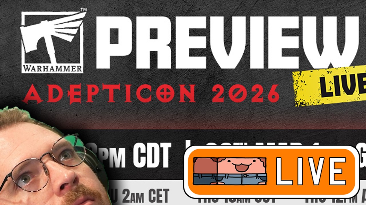 Adepticon Reveals! | 6pm PST \ 9pm EST