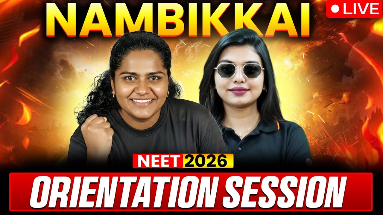 Live Orientation | NEET Nambikkai Crash Course 2026 | Strategy to Score 650 + in 45 Days