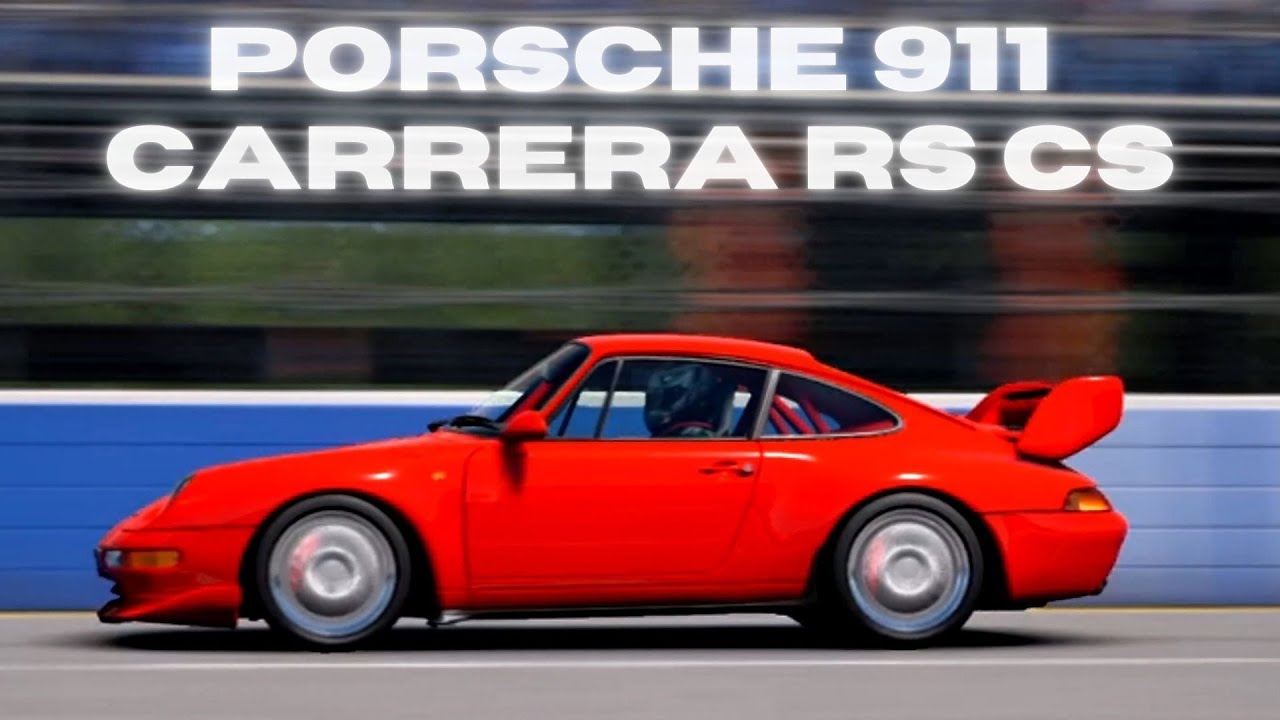 Porsche 911 Carrera RS CS (993) Gran Turismo SPORT 🏁🚗