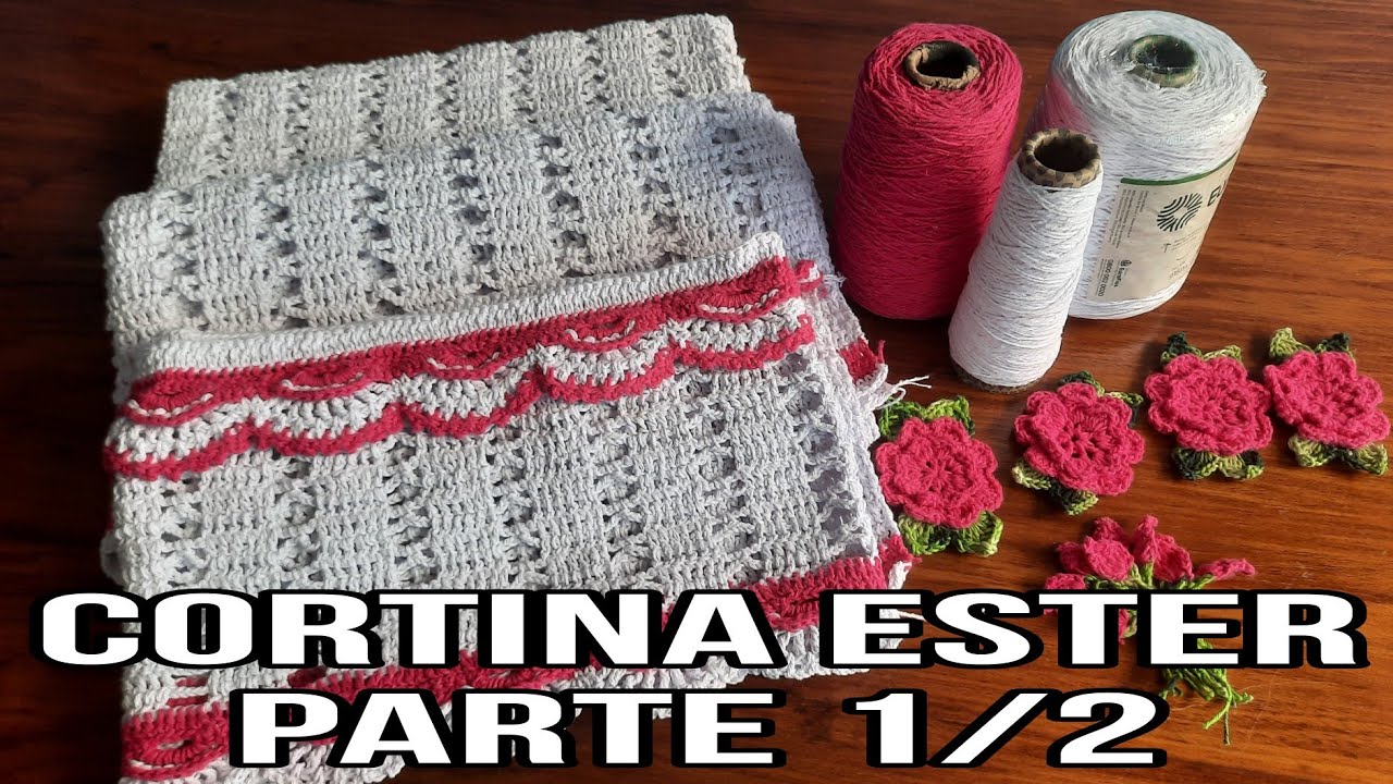 CORTINA PARA COZINHA /CORTINA ESTER  🤍 #produção  #vlogs #diy #crochet  @ElizabethSilvacroche