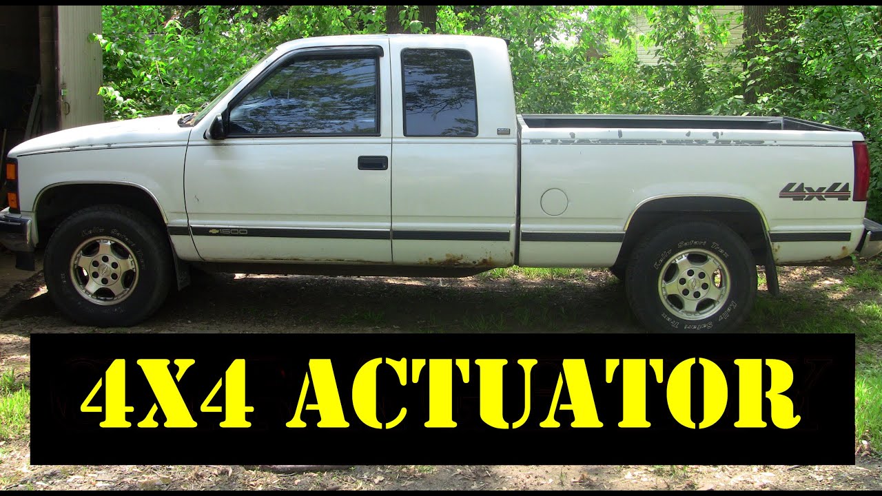 1995 Chevy K1500 - 4x4 Thermal to Motorized Actuator Upgrade - Tips n Tricks
