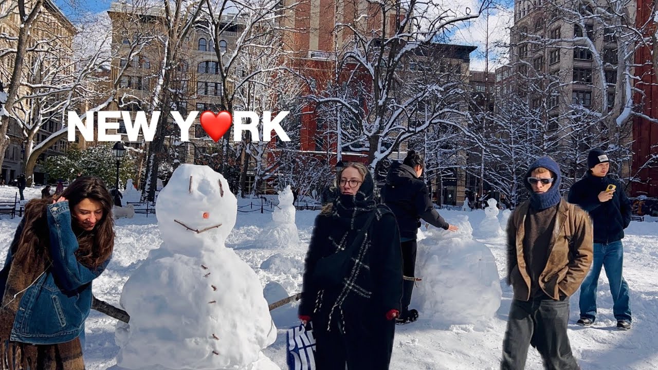 [4K]🇺🇸NYC Snow Day after Massive Blizzard ❄️☃️ Greenwich Village & East Village in NYC | Feb 2026