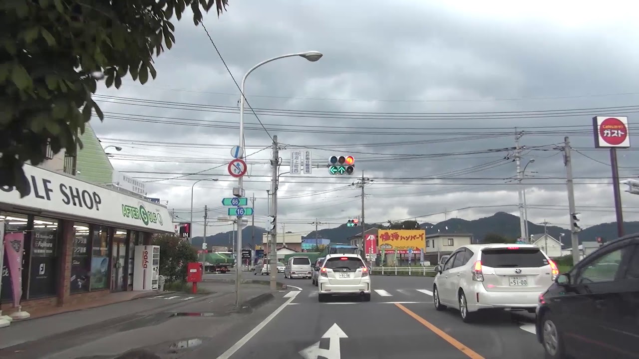 [drive japan]国道293号線 栃木県足利市内-鹿沼市内(Route293 Tochigi Ashikaga-Kannuma)