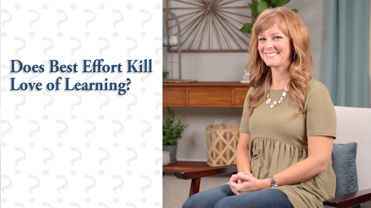 Does Requiring Best Effort Destroy a Child's Love of Learning?
