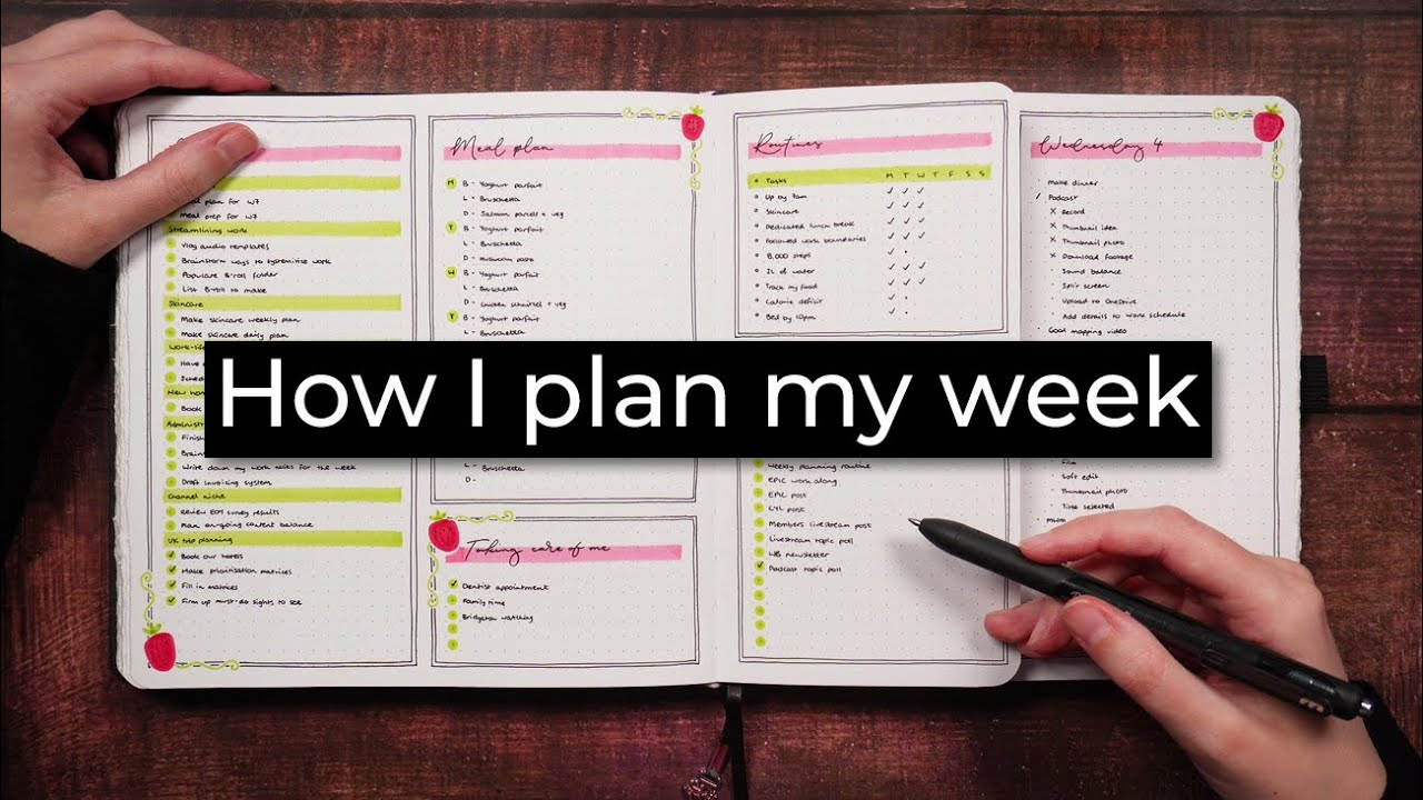 The Planning System I Use Every Single Week 💜