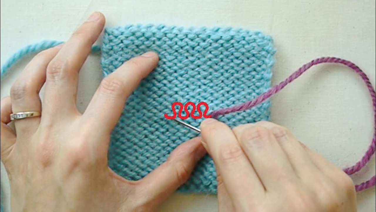 Weaving In Ends on Hand Knits