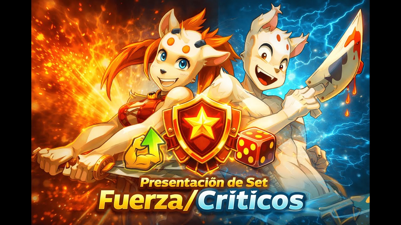 [DOFUS TOUCH] Presentación set Gato de Fuerza/Critico