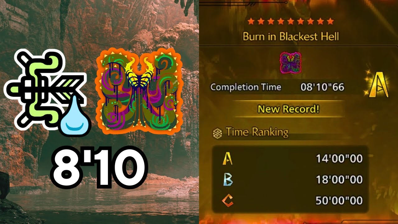 Arch-Tempered Nu Udra - Bow Solo 8'10 (No Heroics) - Free Challenge Quest A-Rank | MHWilds