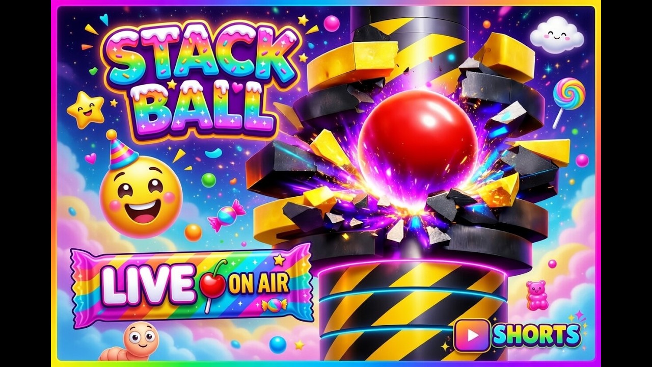 Stack Ball LIVE 🔴 | 99% Players Fail This Crazy Level 😱🔥 (Day 16 Ep.1)