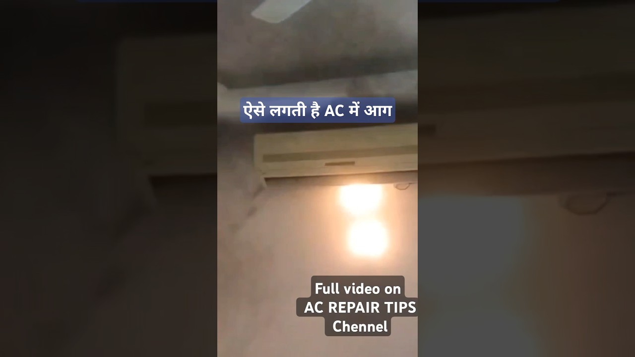 fire in split AC blast video #shorts