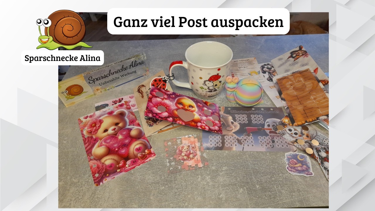 Post von Temu, @Dae_Moenchen, Annette und Happy Mail von@SusenPfifferling