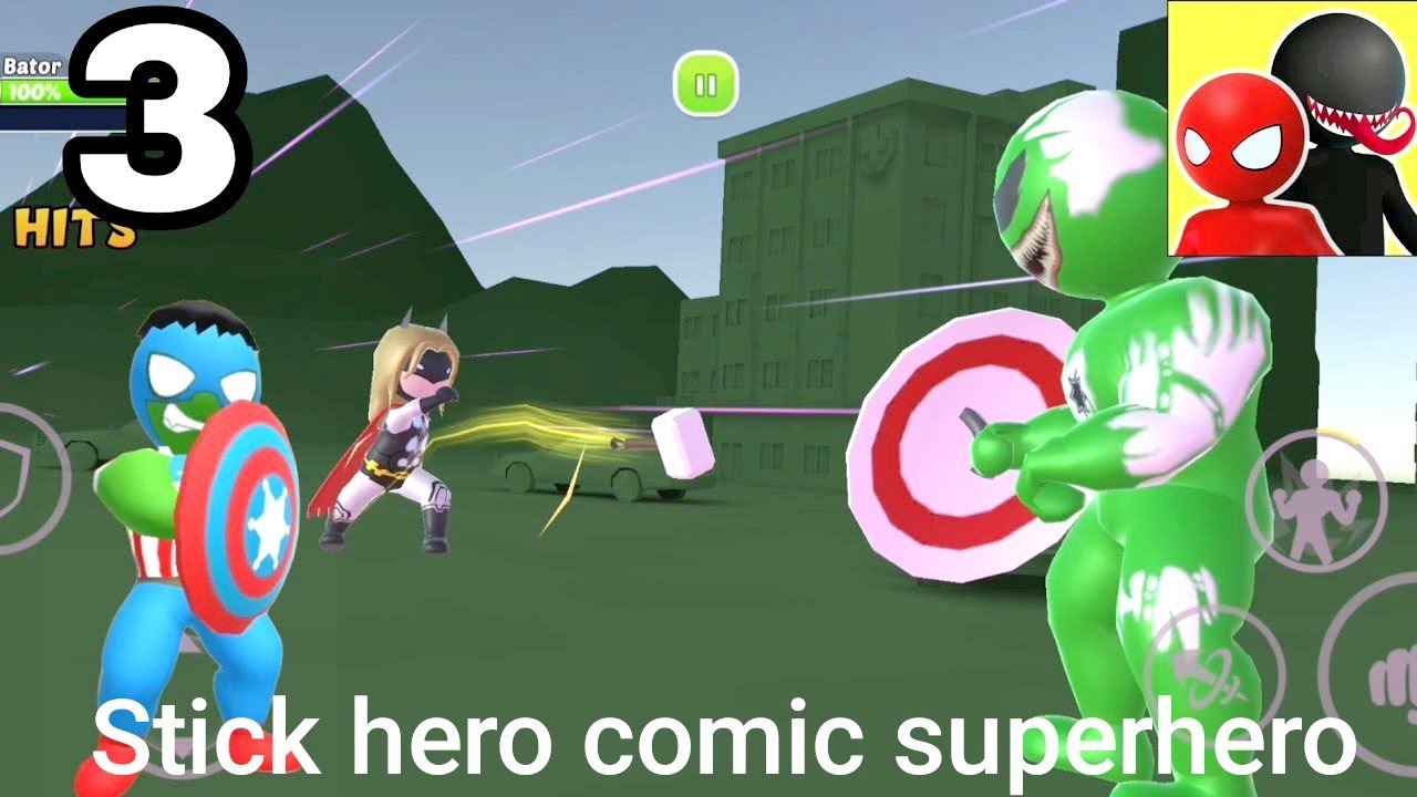 Stick hero comic superhero #gamingvideos #gaming