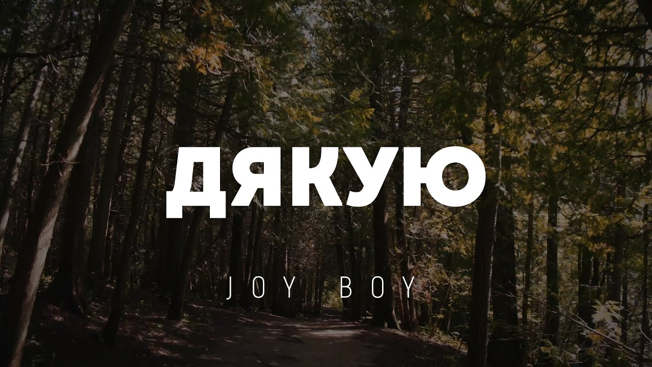 JOY BOY - Дякую | караоке текст | Lyrics