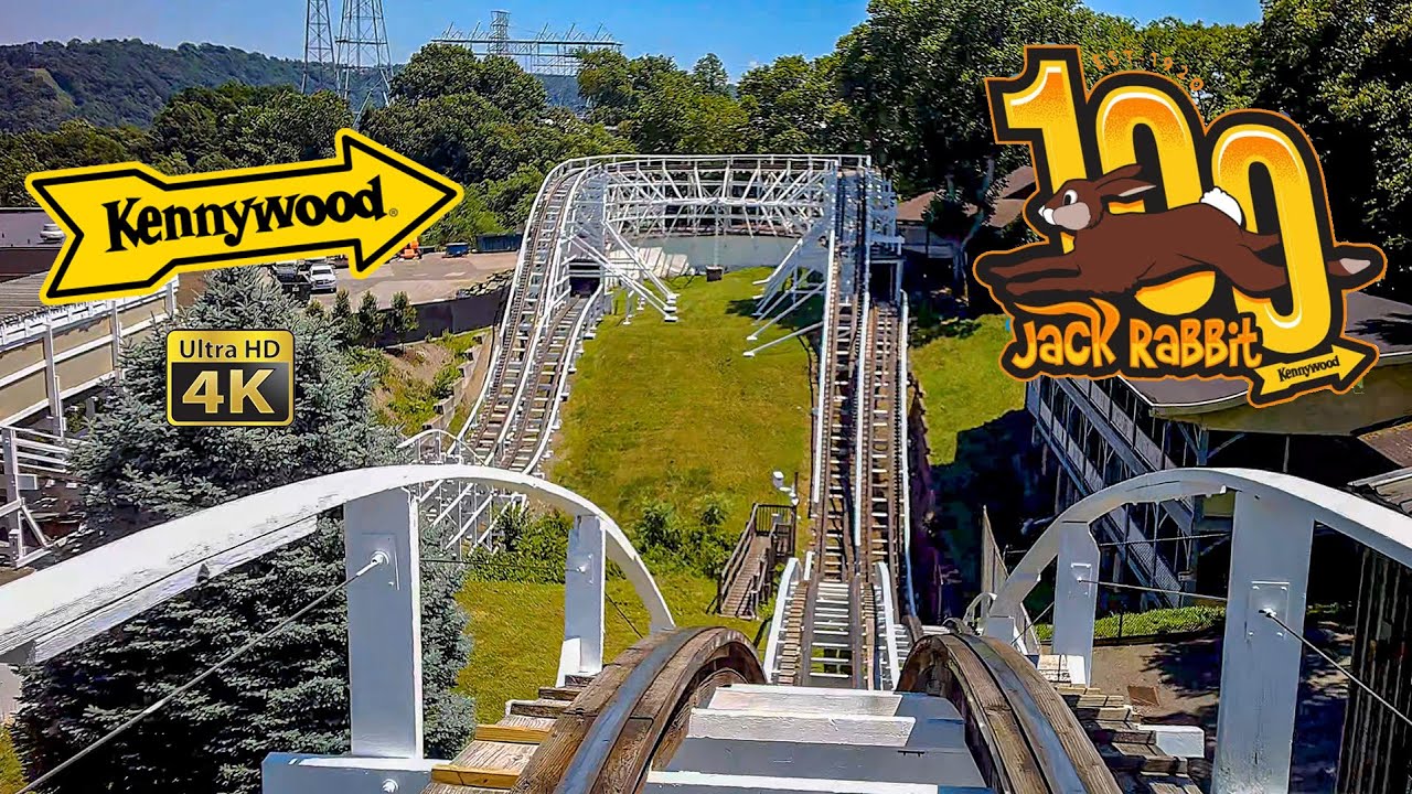 2022 Jack Rabbit Roller Coaster On Ride Front Row 4K POV Kennywood