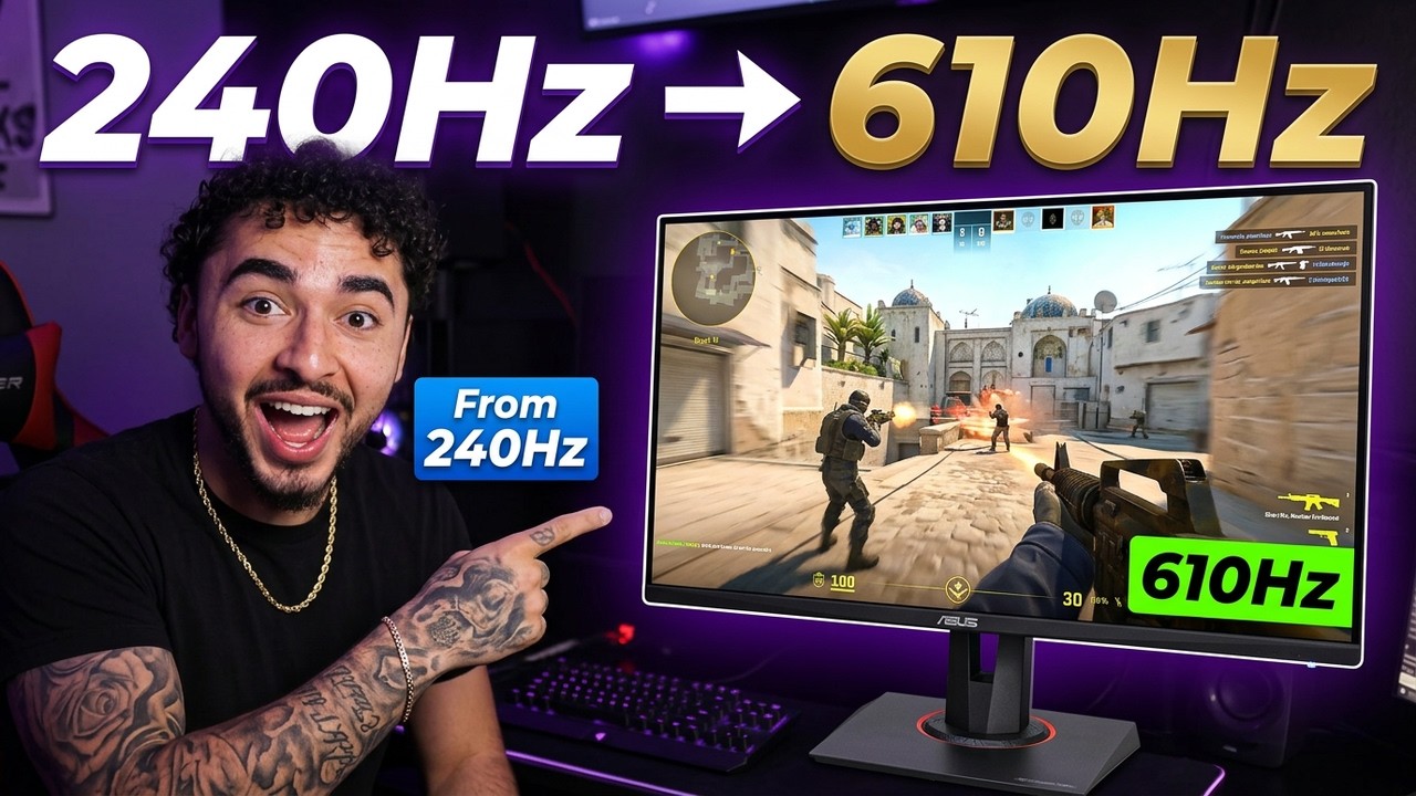 Coming From 240Hz to 610Hz in CS2 | First Impressions
