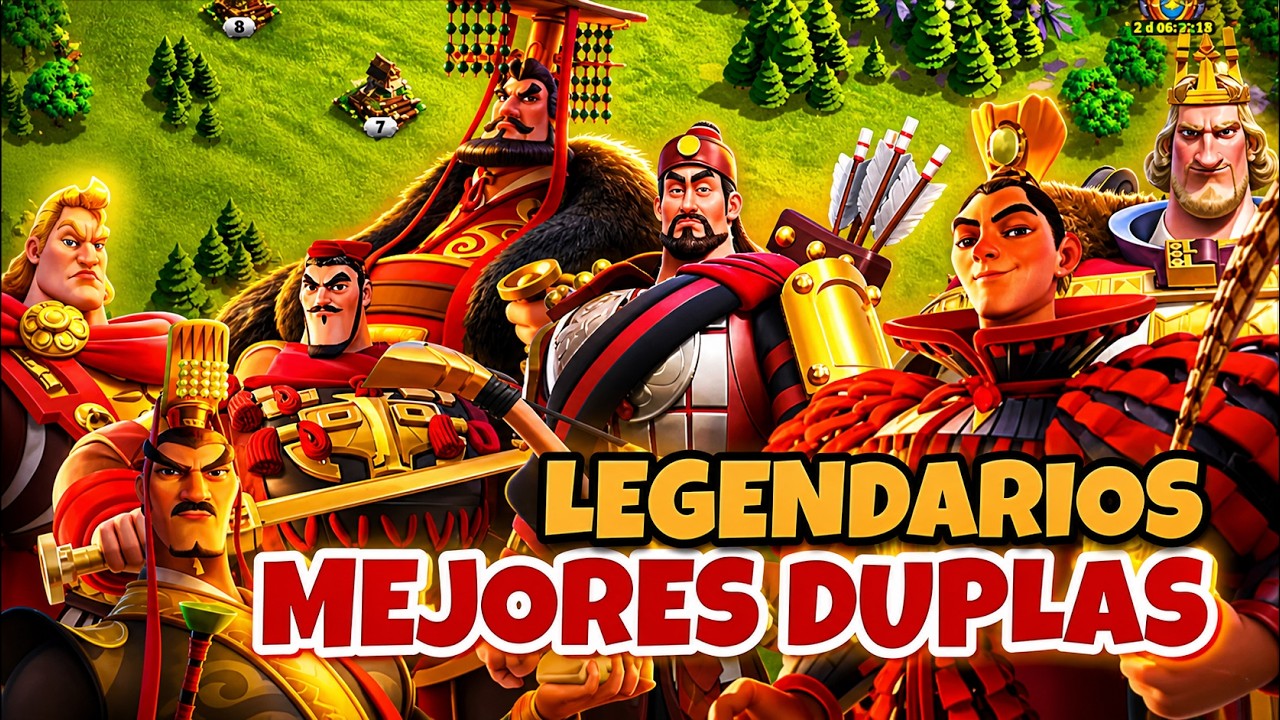 MEJORES DUPLAS DE COMANDANTES LEGENDARIOS - RISE OF KINGDOMS