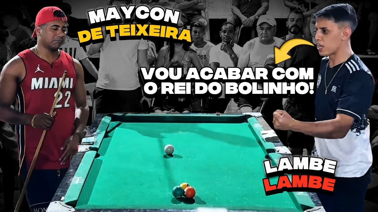 MAYCON DE TEIXEIRA ENFRENTOU O LAMBE LAMBE 🔥 - ELO SALÃO PAROU PRA VER ESSE JOGO!