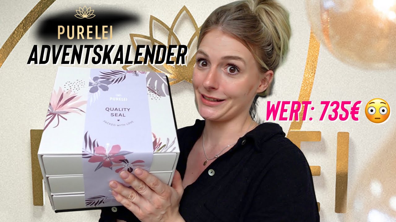 735€ Warenwert 😳 Chaotisches Adventskalender UNBOXING 😂 -  PURELEI Adventskalender 2022 💍🥰
