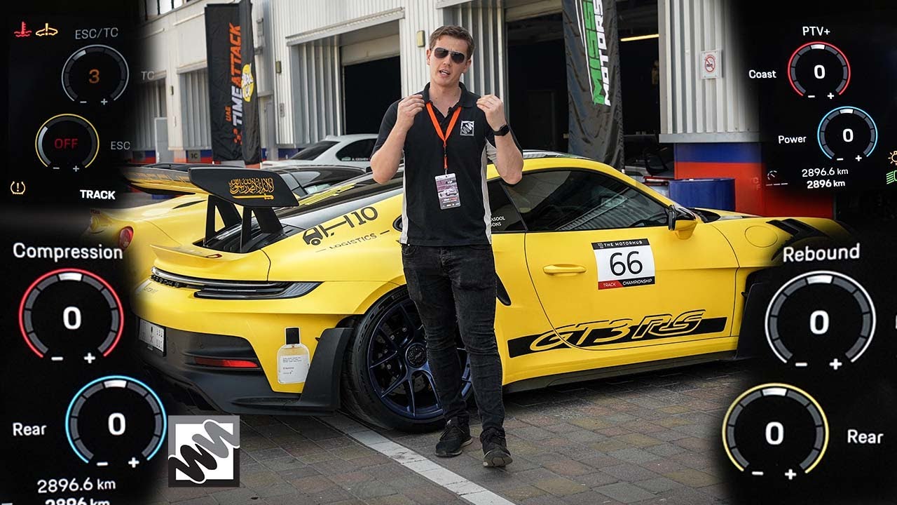 НАСТРОЙКИ ДЕМОНСТРАТОРА И ДИФФЕРЕНЦИАЛА GT3RS НА TIME ATTACK В ОАЭ
