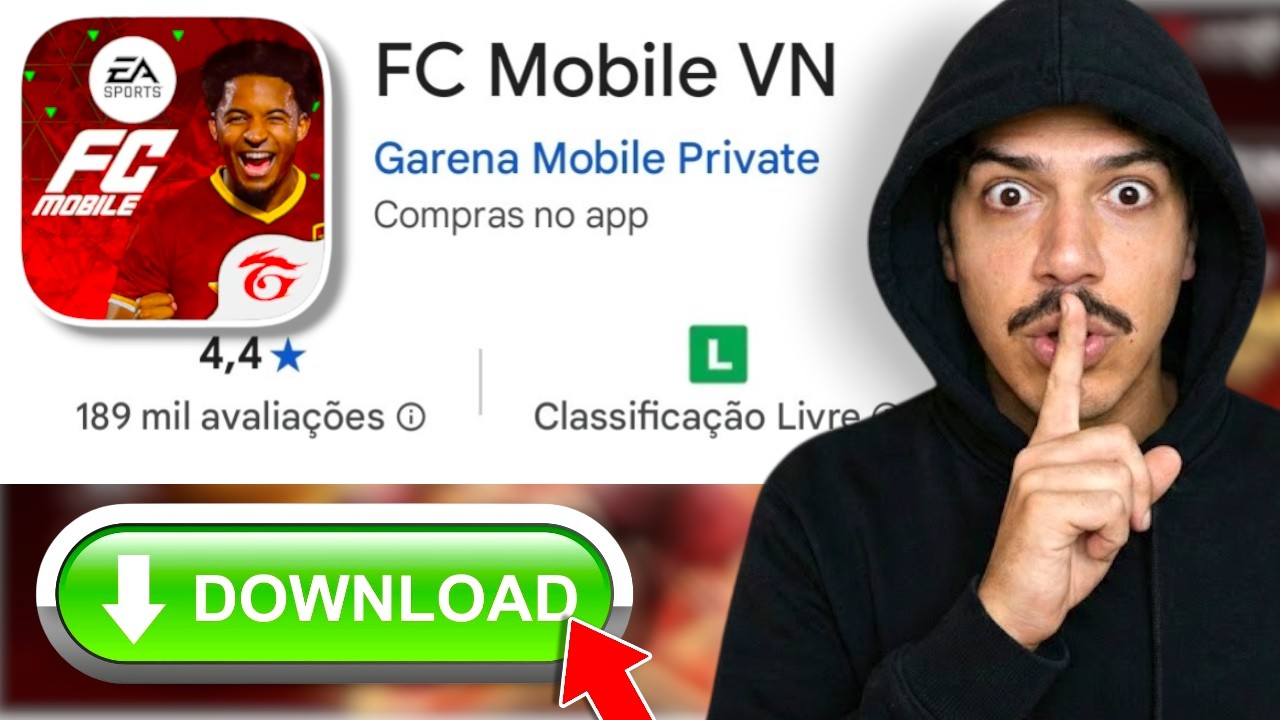 ENTREI NO SERVIDOR SECRETO DO FC MOBILE 26!🇻🇳