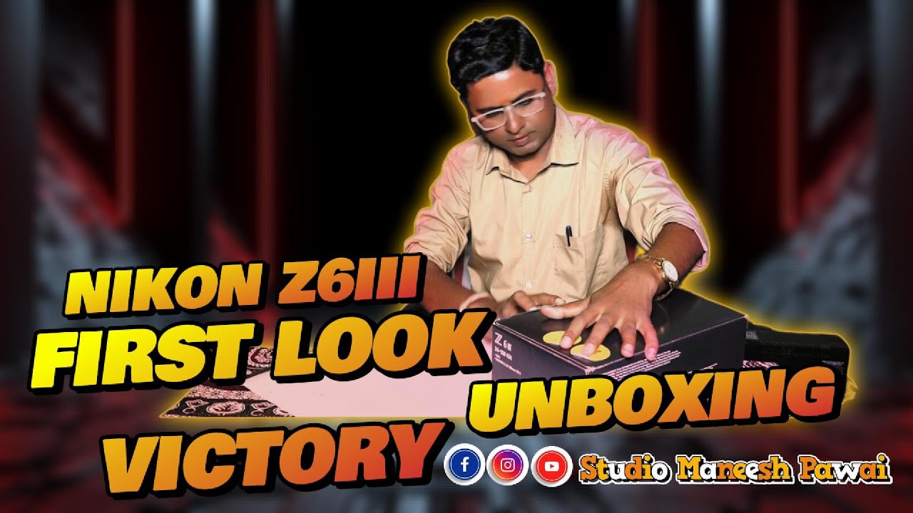 Nikon Z6 III Mirrorless Camera Kit Unboxing Review in Hindi z6iii with 24-120