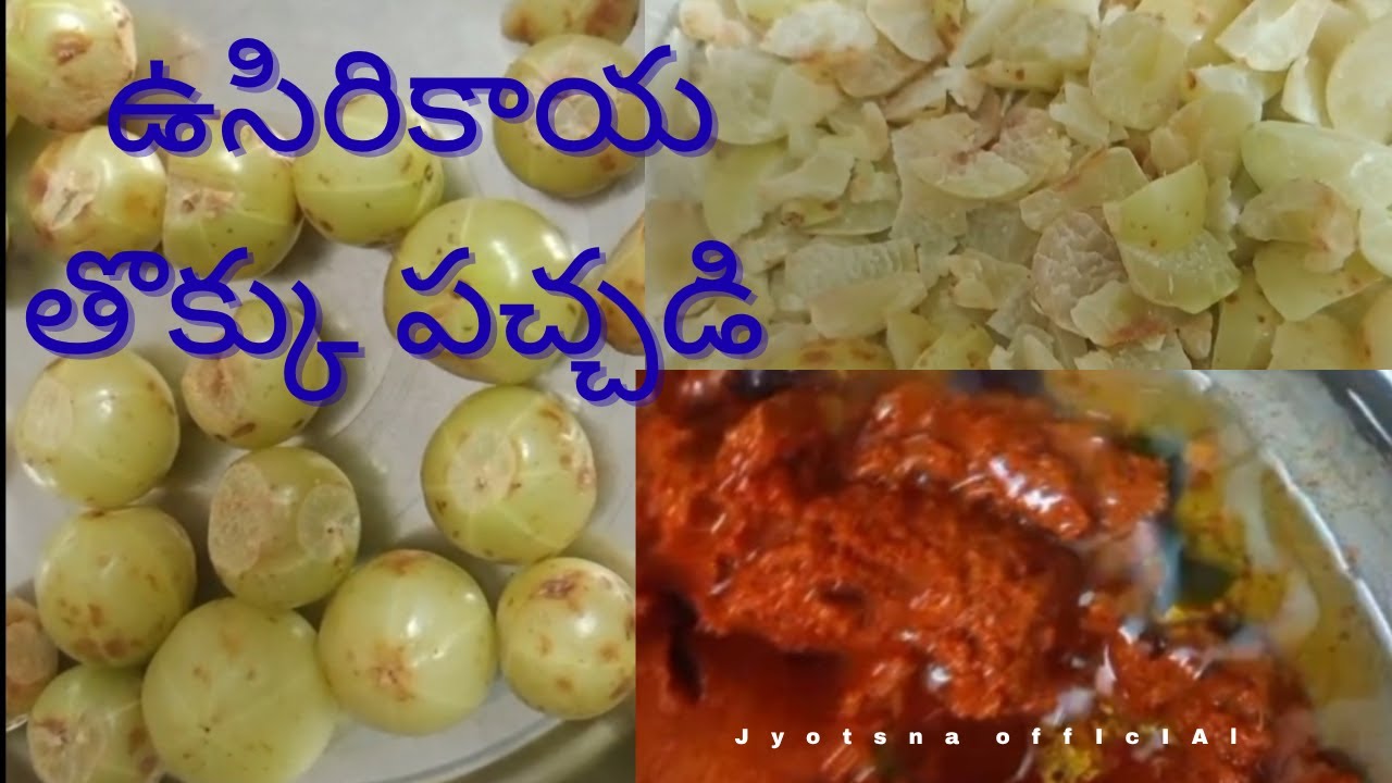 ఉసిరికాయలతో ఇలా కూడా పచ్చడి చేసుకోవచ్చు || Amla Pickle || ఉసిరికాయ తొక్కు పచ్చడి || Jyotsna Official