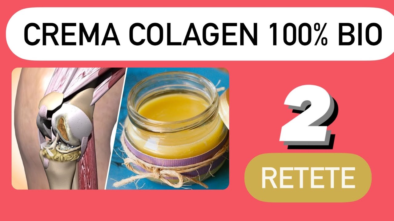 STOP DURERI!!! CREMA COLAGEN NATURAL pentru incheieturi, oase, articulatii. Colagen pentru ten.